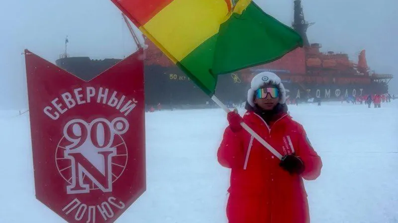 Una oportunidad para una gran pasión: él es el joven boliviano que viajó al Polo Norte a estudiar la energía nuclear