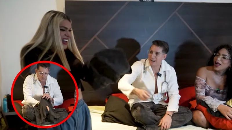 Wendy Guevara descubre que Nicola Porcella tiene problemas con su ropa interior ¡y lo muestra en Youtube!