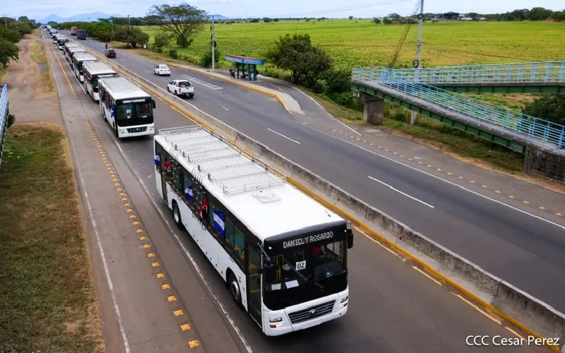 Más autobuses Yutong llegarán a Nicaragua este jueves