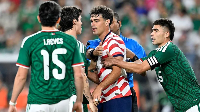 México se llenó de ridículos y le regaló una goleada a Estados Unidos