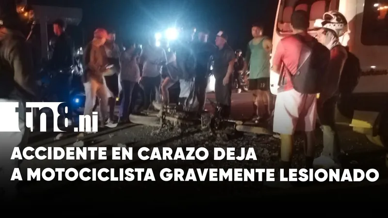 Motociclista resulta gravemente lesionado tras impactar contra bus en carretera Panamericana Sur