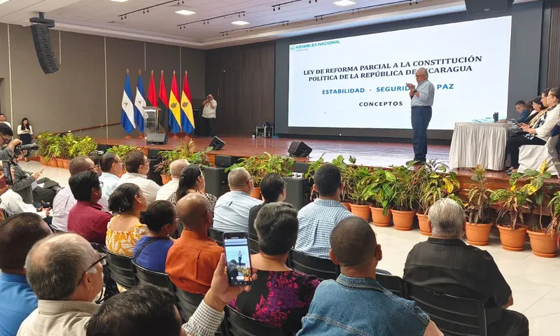 Representantes Evangélicos respaldan Reforma Constitucional en Nicaragua