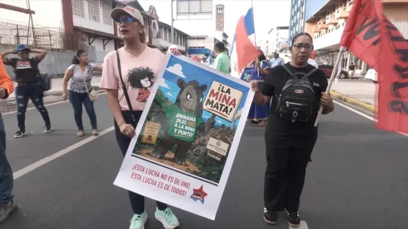 Desaprueban al gobierno panameño; movimientos sociales marchan contra Mulino
