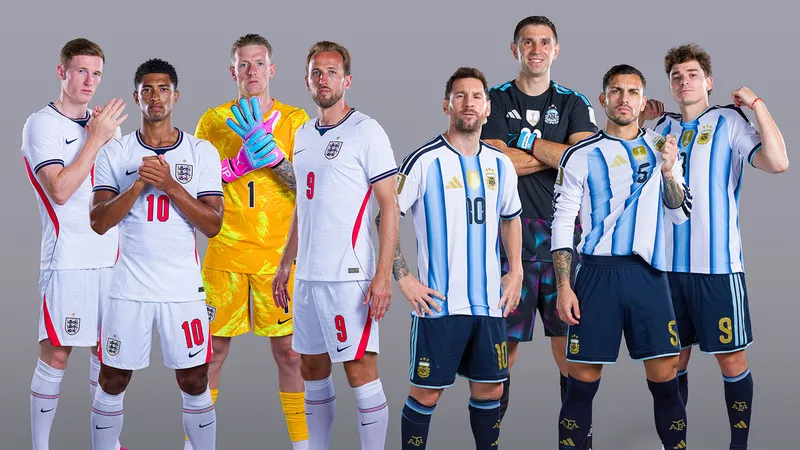 Partido entre Argentina e Inglaterra el de mayor riesgo del Mundial