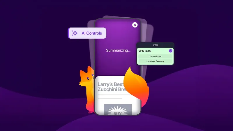 El popular navegador Mozilla Firefox cambia por completo con funciones de IA y servicio VPN