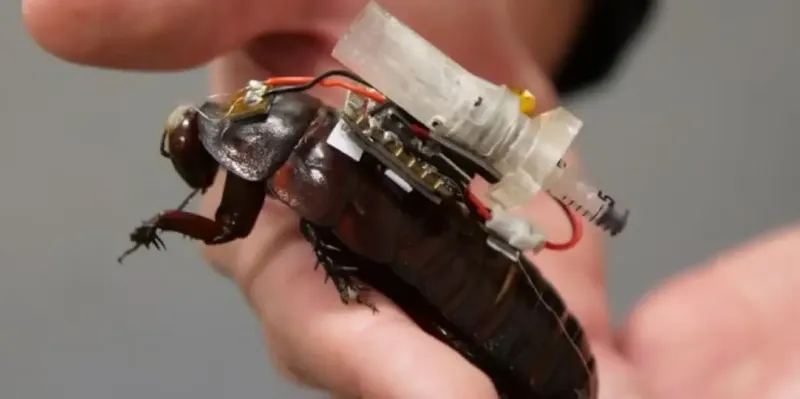 Australia crea cucarachas ciborg para inyectar medicamentos a víctimas bajo escombros