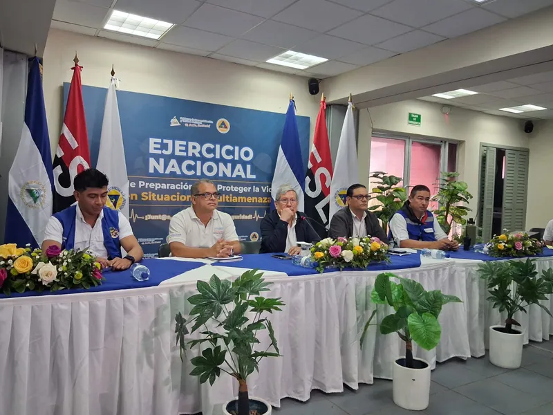 Nicaragüenses participan en III Ejercicio Nacional Multiamenazas