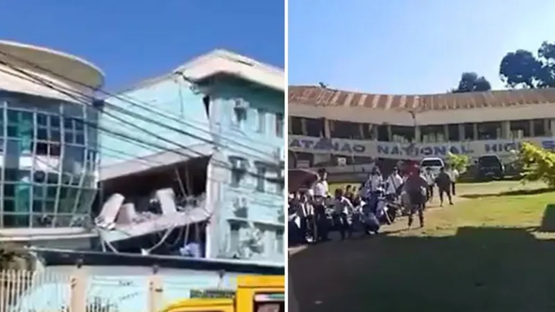 Videos muestran la destrucción tras el fuerte sismo en Filipinas