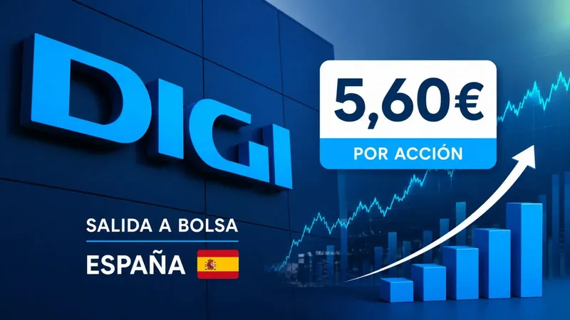 DIGI ya pone precio a su salida a Bolsa en España: 5,60 euros por acción