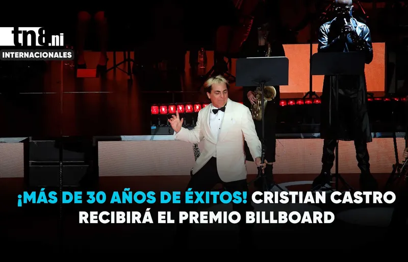 ¡Más de 30 años de éxitos! Cristian Castro recibirá el Premio Billboard a su...