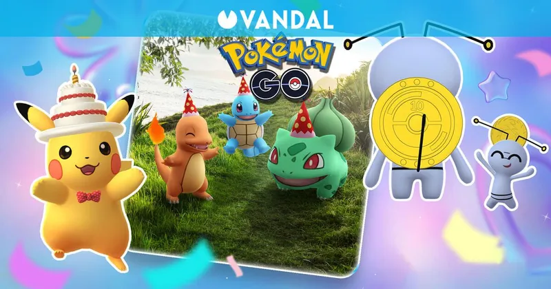 Pokémon GO celebra pronto sus 10 años con un evento especial cargado de bonus y un curioso debut