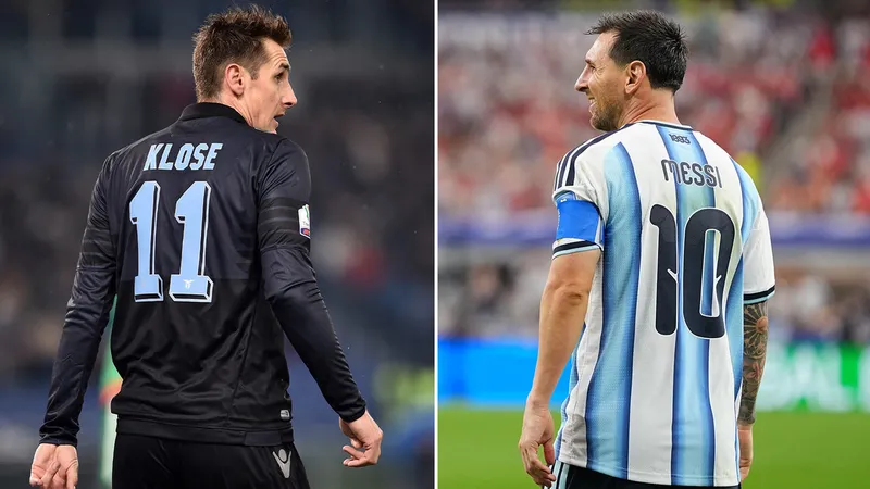 Miroslav Klose envía un mensaje especial a Messi tras batir su récord histórico en Mundiales