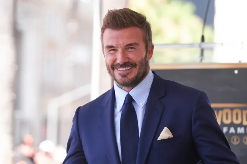 David Beckham recibe su estrella en el Paseo de la Fama de Hollywood