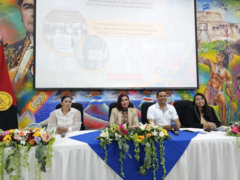 Educación a distancia en el campo amplía su cobertura a 725 centros educativos en Nicaragua