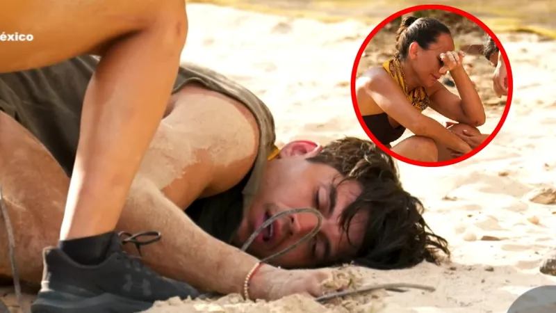 Concursante de “Survivor” se desvanece, llora y manda mensaje desde el hospital