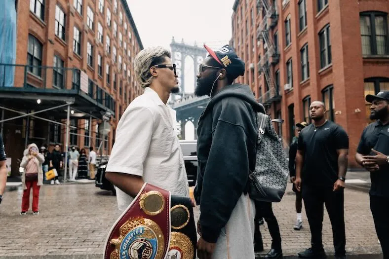 Xander Zayas y Jaron Ennis cara a cara en Brooklyn