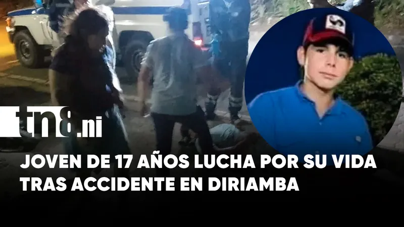 Tragedia en carretera: joven de 17 años lucha por su vida tras accidente en...