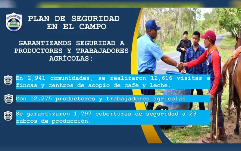 Policía Nacional garantiza seguridad a más de 70 mil actividades en Nicaragua