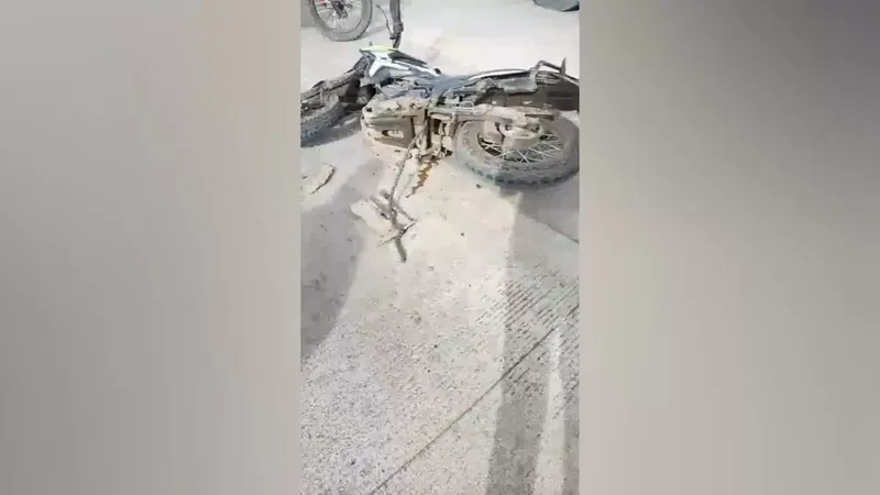 Muere motociclista en cruce de Villa Jerusalén tras choque con taxi