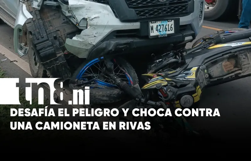 Sin casco y a alta velocidad: motociclista resulta gravemente herido en Rivas