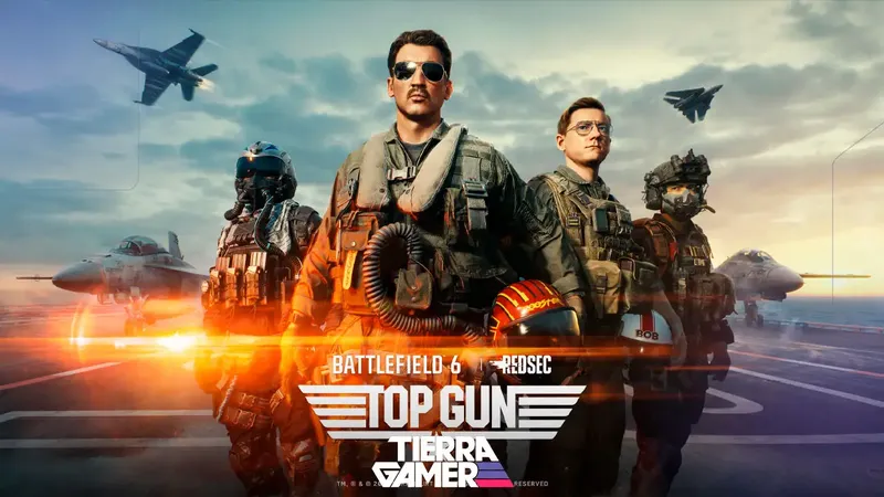 Battlefield 6 anuncia una colaboración con Top Gun llena de cazas y combates navales