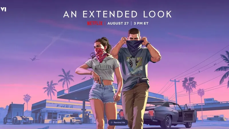 GTA 6 llega a Netflix el 27 de agosto en uno de los estrenos más esperados