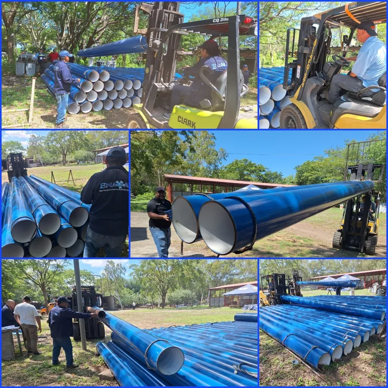 ENACAL adquiere tuberías para mejorar el servicio de agua potable en Nicaragua