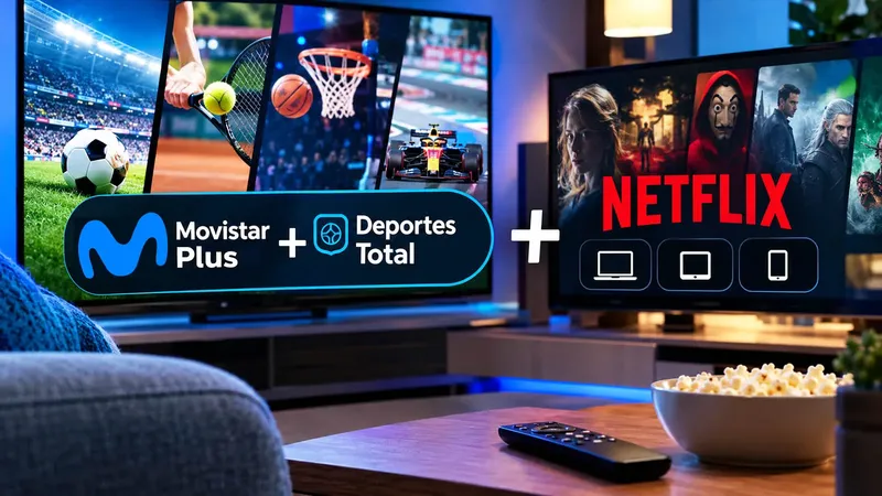 Movistar anuncia más de una oferta especial para ya clientes que quieran ver deporte o el mejor streaming con descuento