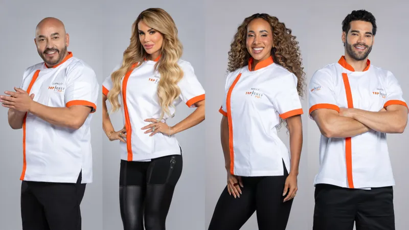 Guty, Kelly, Ninel y Lupillo disputarán hoy la final de “Top Chef VIP 5”