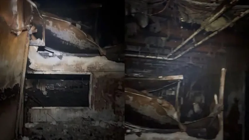 Video revela severos daños tras incendio en portaviones de EEUU
