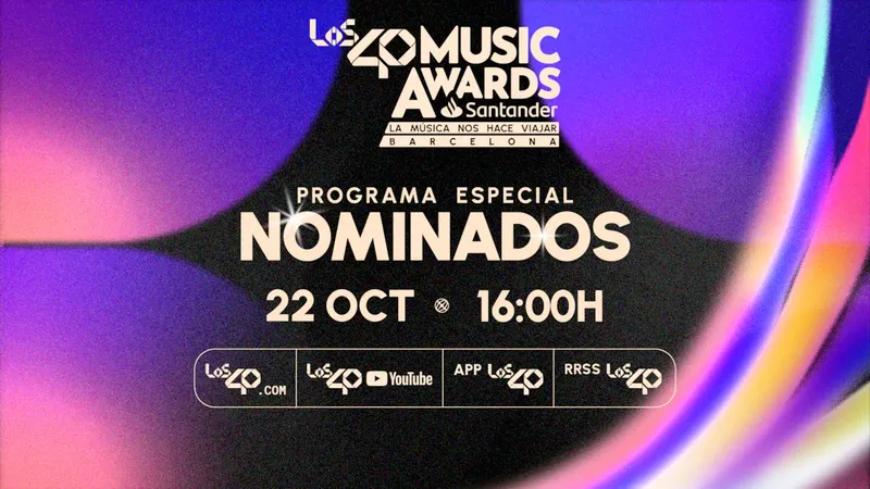 LOS40 Music Awards Santander 2026 ya tiene nominados: ¿cuándo y dónde ver el programa especial?
