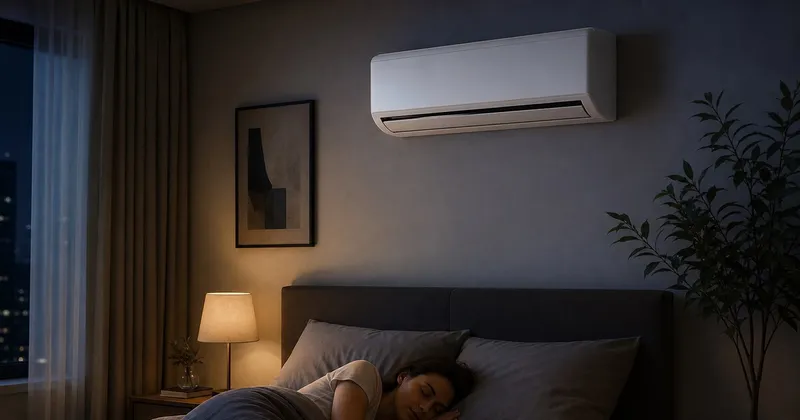 Hay gente que duerme mejor en verano con el aire acondicionado encendido y no es sólo por la temperatura. Este es el motivo