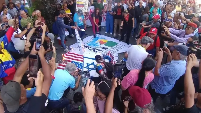 Caracas se moviliza contra el imperialismo y el sionismo