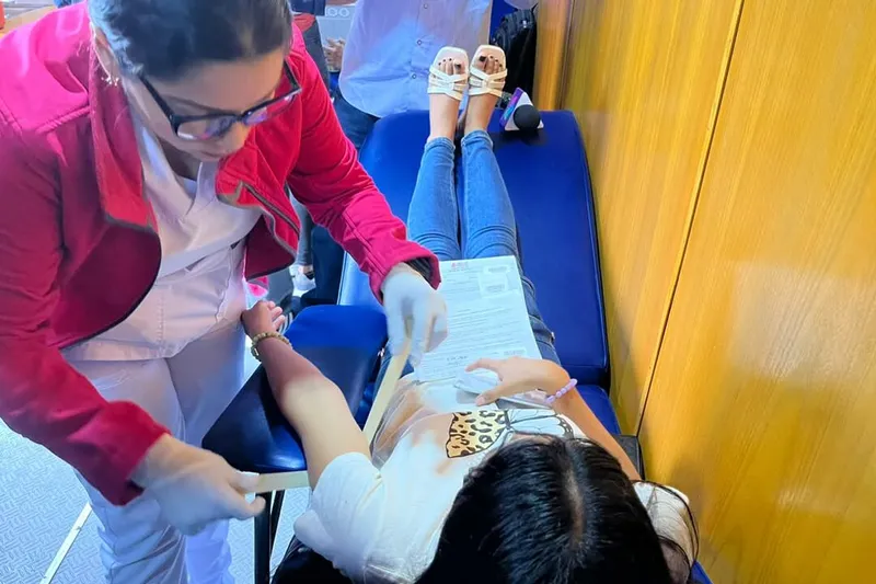 Promueven donación de sangre previo al Día Mundial del Donante