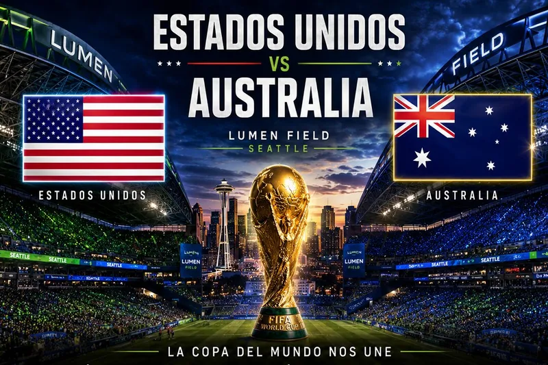 Estados Unidos vs Australia: horario y dónde ver el Mundial 2026 EN VIVO