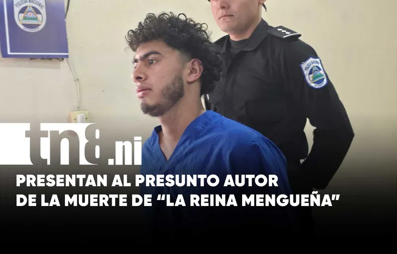 Vestido de azul: presentan al presunto autor del homicidio de “La Reina Mengueña”