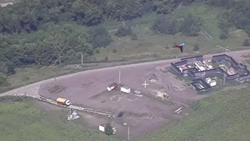 VIDEO del ataque ruso contra infraestructura de un yacimiento de gas que servía a las FF.AA. de Ucrania
