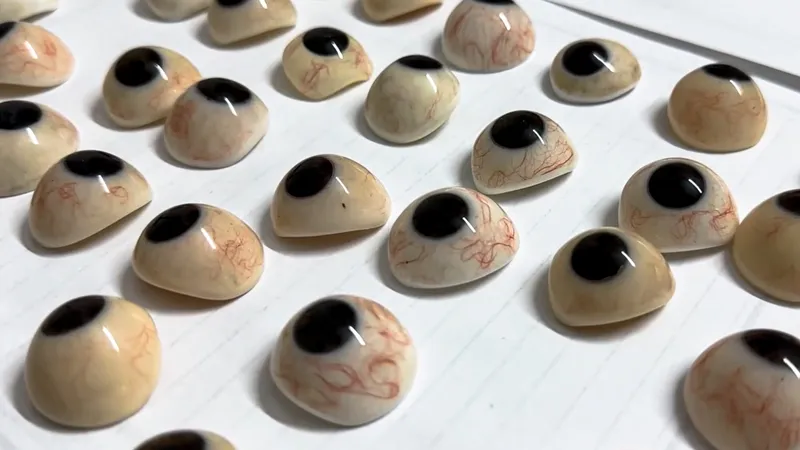 Víctimas de Gaza que perdieron sus ojos reciben prótesis oculares