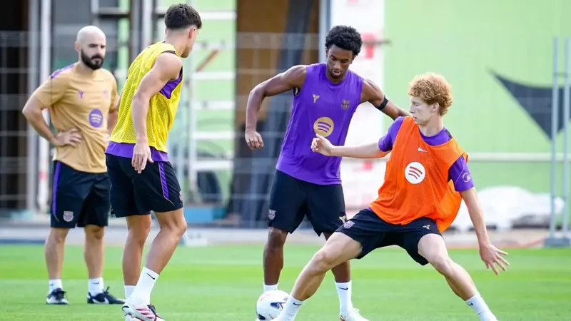 Balde se entrena con normalidad a la espera de aclarar su futuro