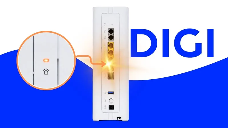 La misteriosa luz naranja del router de Digi ya tiene explicación