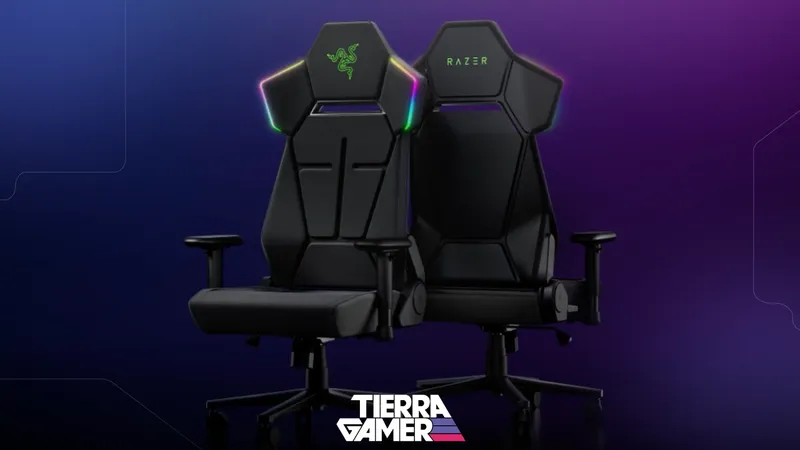 Razer presenta su nueva silla RGB: reacciona a tus juegos y hasta enfría tu espalda