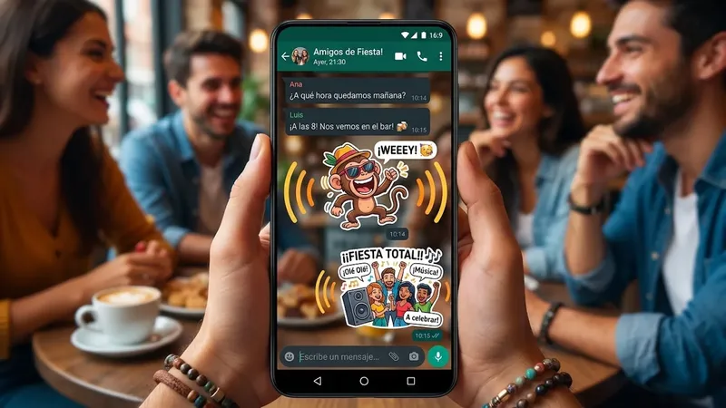 Podrás enviar sonidos por WhatsApp: los nuevos stickers de audio que llegan a la app para cambiarlo todo