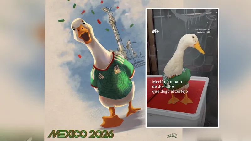 Dónde puedes encontrar a Merlín, el pato mundialista viral que enterneció las redes sociales