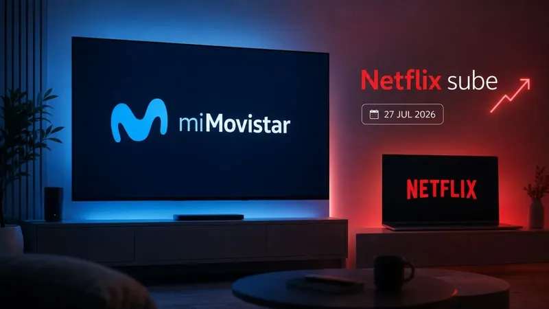 Así quedan los nuevos precios de miMovistar a partir del 27 de julio de 2026