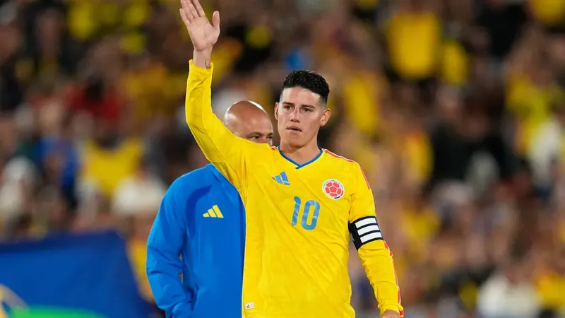 James Rodríguez pone fin a su carrera en la selección de Colombia