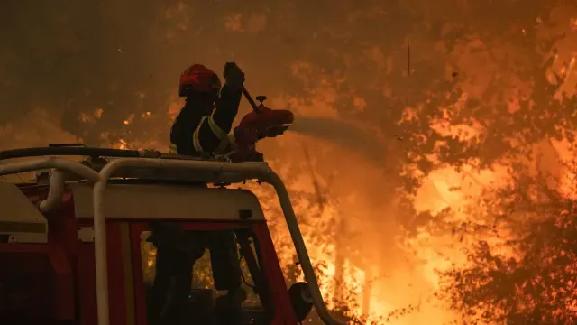 Casi 300 mil evacuados por incendios forestales en Francia