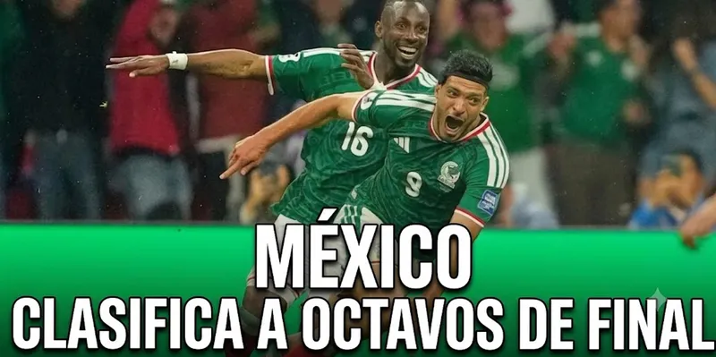 México clasifica a octavos del Mundial 2026 tras vencer 2-0 a Ecuador