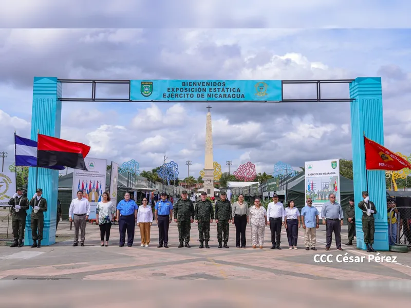 Inauguran Exposición Estática en saludo al 47.º aniversario del Ejército de Nicaragua