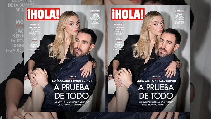 Sofía Castro y Pablo Bernot, en ¡HOLA!: así viven su matrimonio a puertas de su segundo aniversario