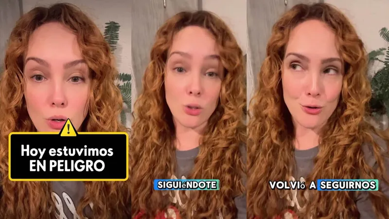 Fran Meric vivió MOMENTOS DE TERROR junto a sus hijos cuando un hombre comenzó a seguirlos en el supermercado